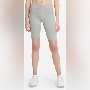 Nike Essential Biker Shorts, Grey, sz S